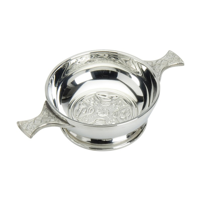 Edwin Blyde Celtic Collection 2" Celtic Cross Quaich Bowl