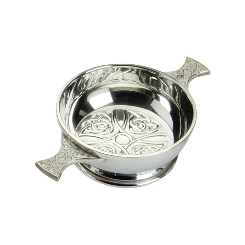 Edwin Blyde Celtic Collection 2" Celtic Design Quaich Bowl