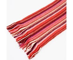 The Scarf Company 100% Cashmere 1 Ply Womens Scarf - Red