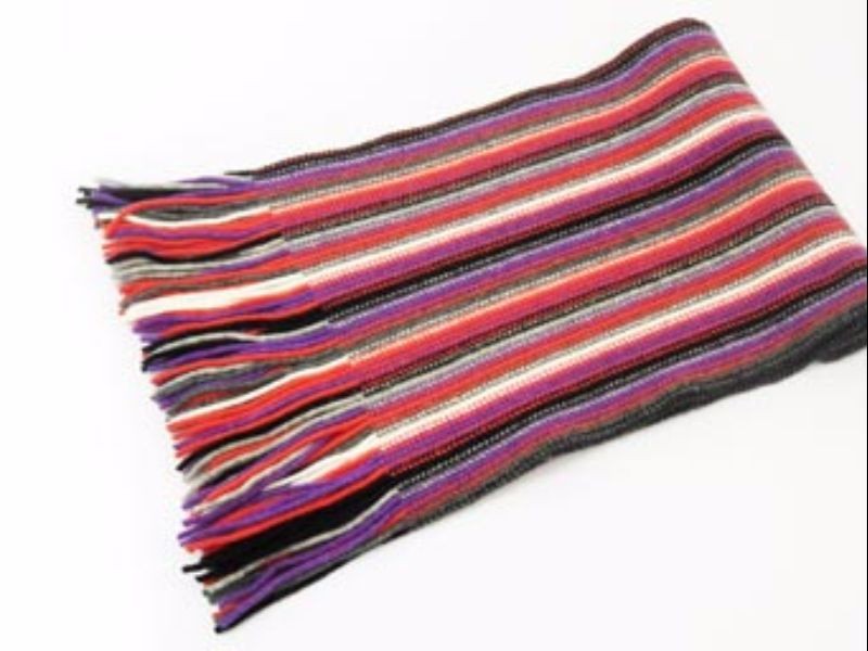Purple Mix 2 Ply Cashmere Scarf from The Scarf Company - Made in Scotland