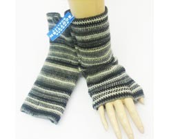 The Scarf Company 100% Lambswool Ladies Wristlets - Grey