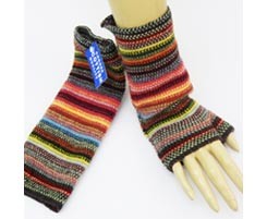 The Scarf Company 100% Lambswool Ladies Wristlets - Multi Colour