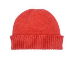 The Scarf Company Pheonix Red Cashmere Beanie Hat