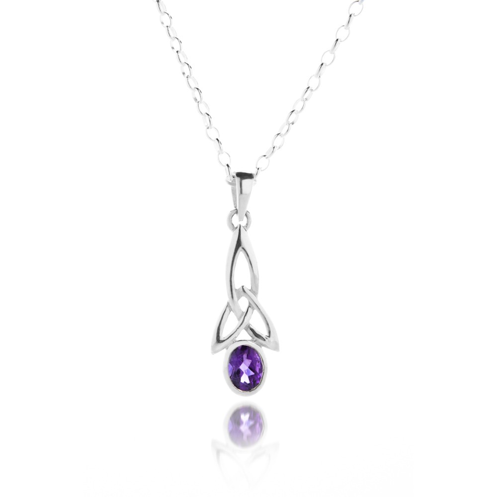 Celtic Trinity Sterling Silver Necklace Pendant 