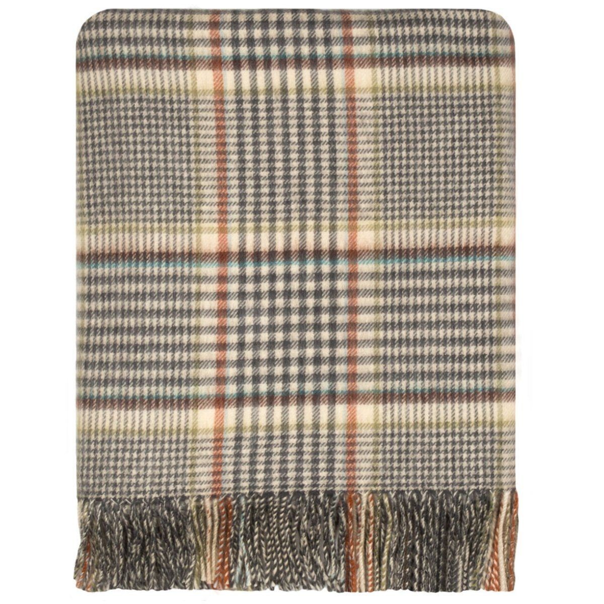 100% Lambswool Blanket in Clyde by Lochcarron of Scotland
