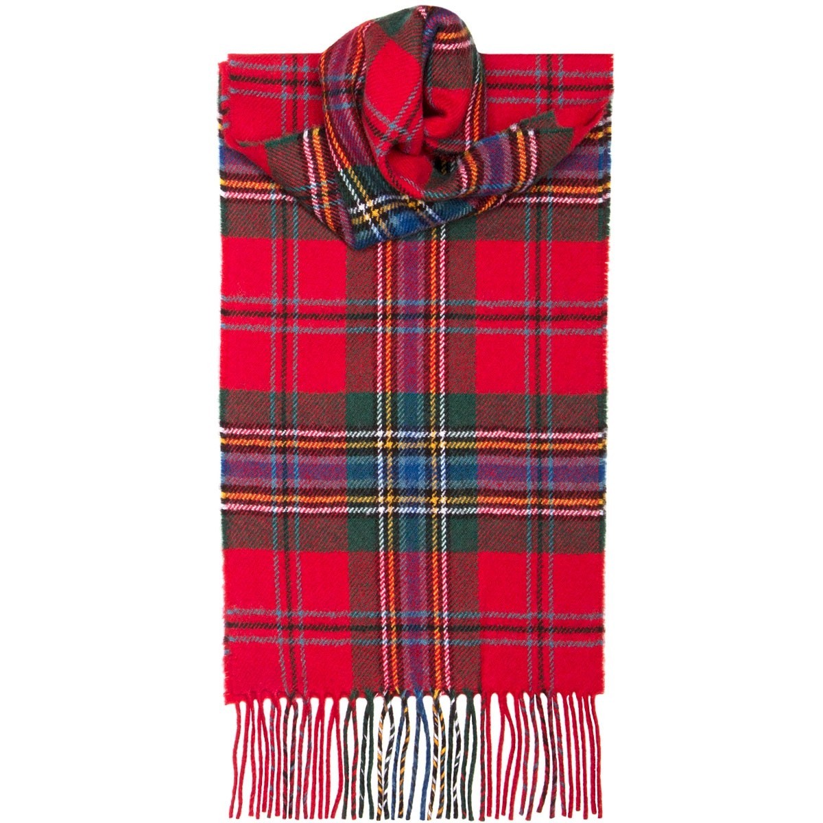 MacLean of Duart Modern Tartan 100% Lambswool Scarf by Lochcarron