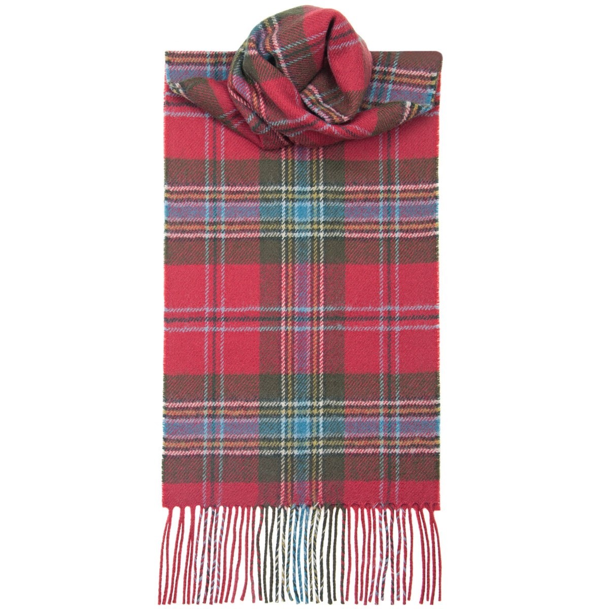 MacLean of Duart Weathered Tartan 100% Lambswool Scarf by Lochcarron