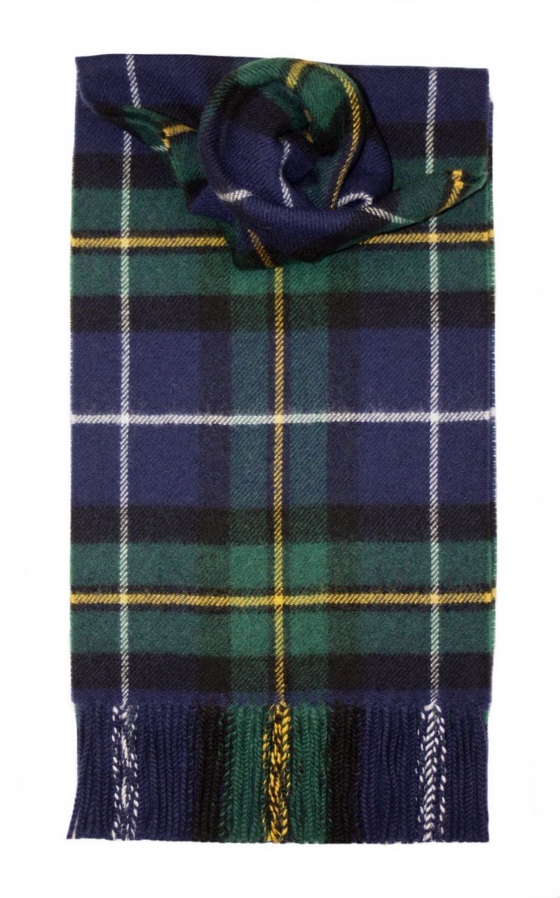 Macneil of Barra Modern Tartan 100% Lambswool Scarf by Lochcarron