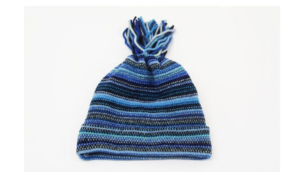 Blue Children's Lambswool Hat from The Scarf Company