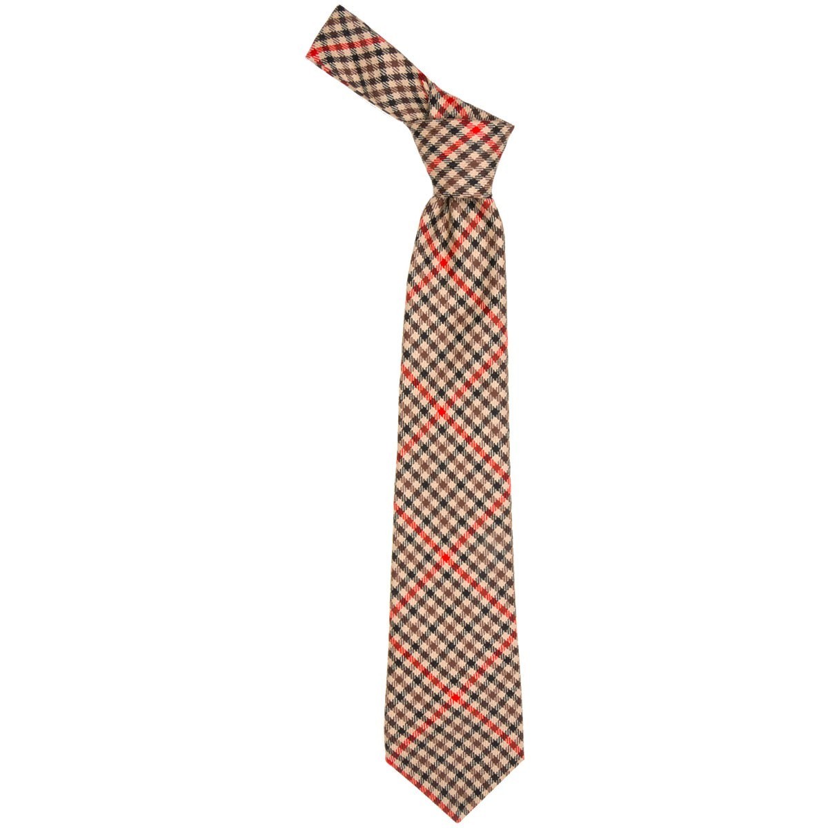 Denholm Check Lochcarron of Scotland Tweed Wool Tie
