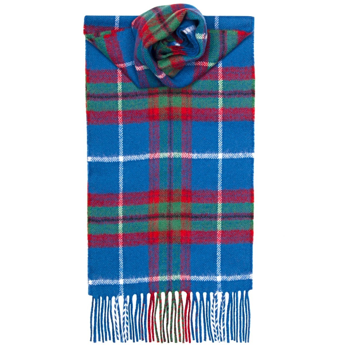 Edinburgh Tartan 100% Lambswool Scarf by Lochcarron