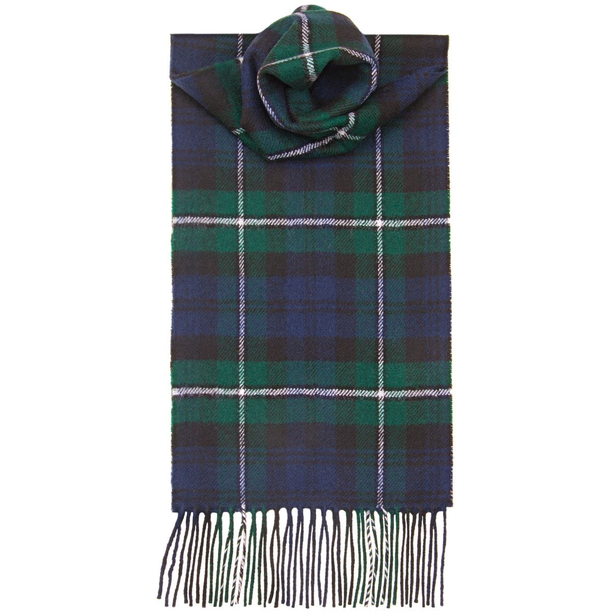 Forbes Modern Tartan 100% Lambswool Scarf by Lochcarron