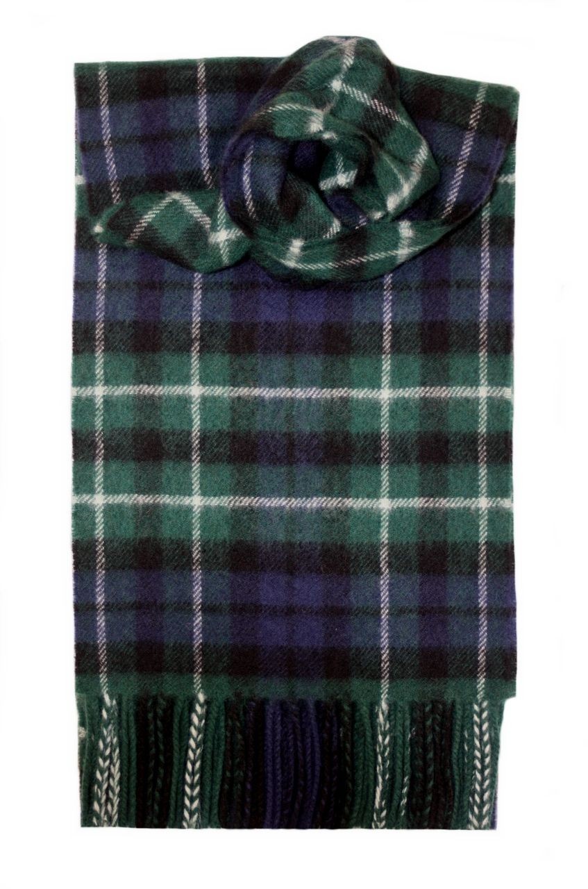 Graham of Montrose Modern Tartan 100% Lambswool Scarf by Lochcarron