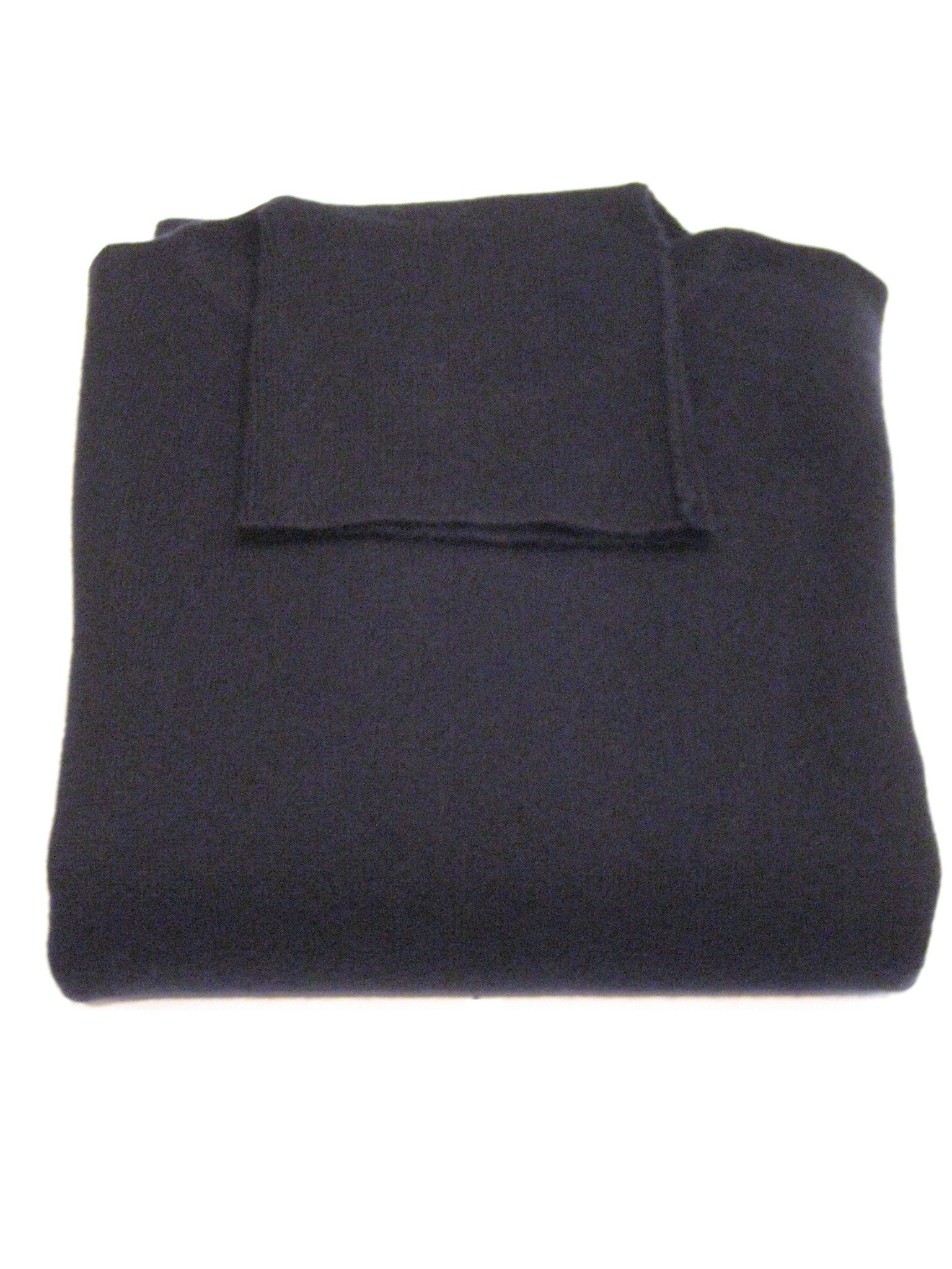 Navy Men's Roll Neck Sweaters - 100% Cashmere Made in Scotland