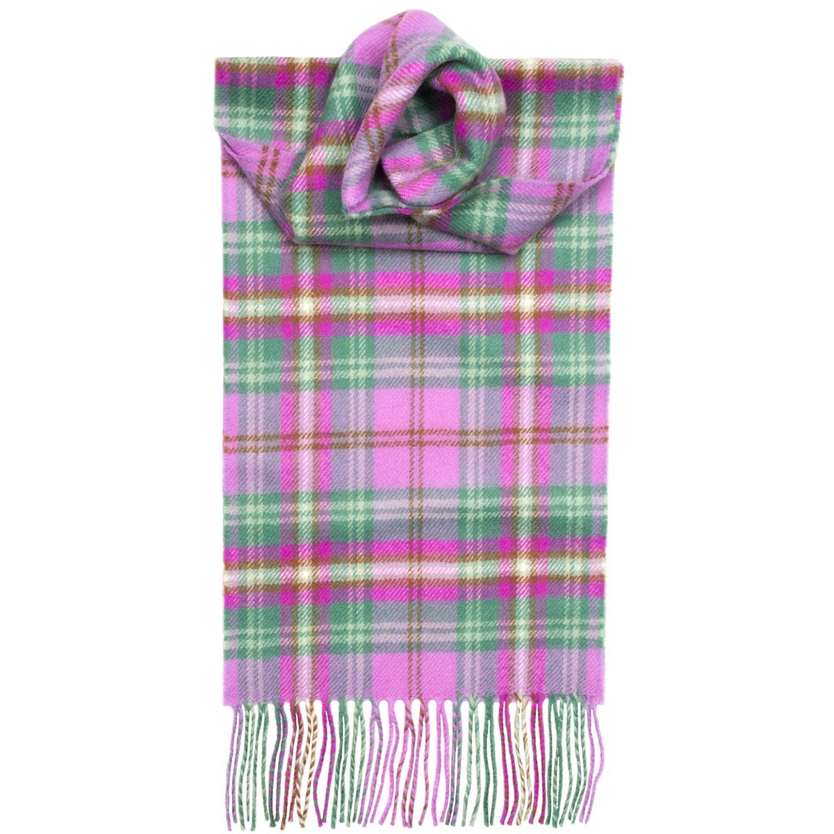 Kames Heritage Check 100% Lambswool Scarf by Lochcarron