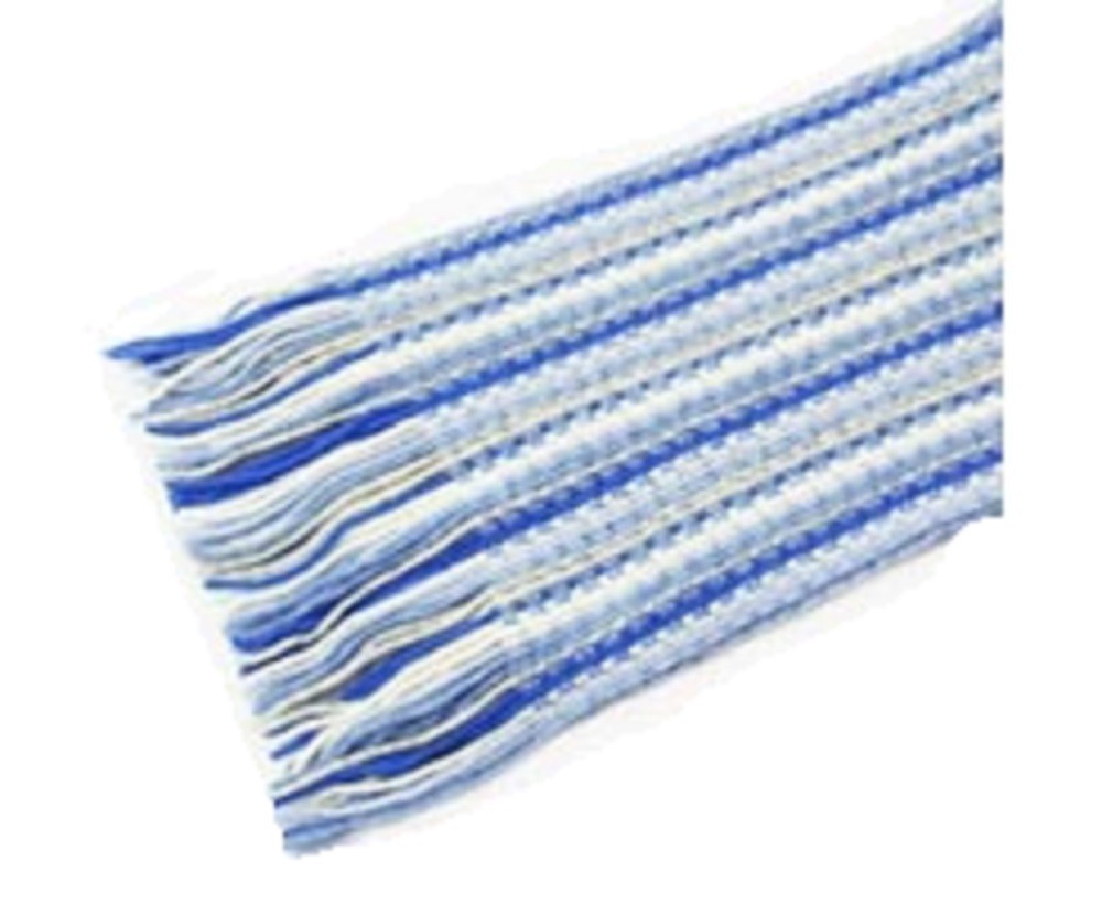 The Scarf Company Pale Blue Lace Stitch Cashmere Scarf
