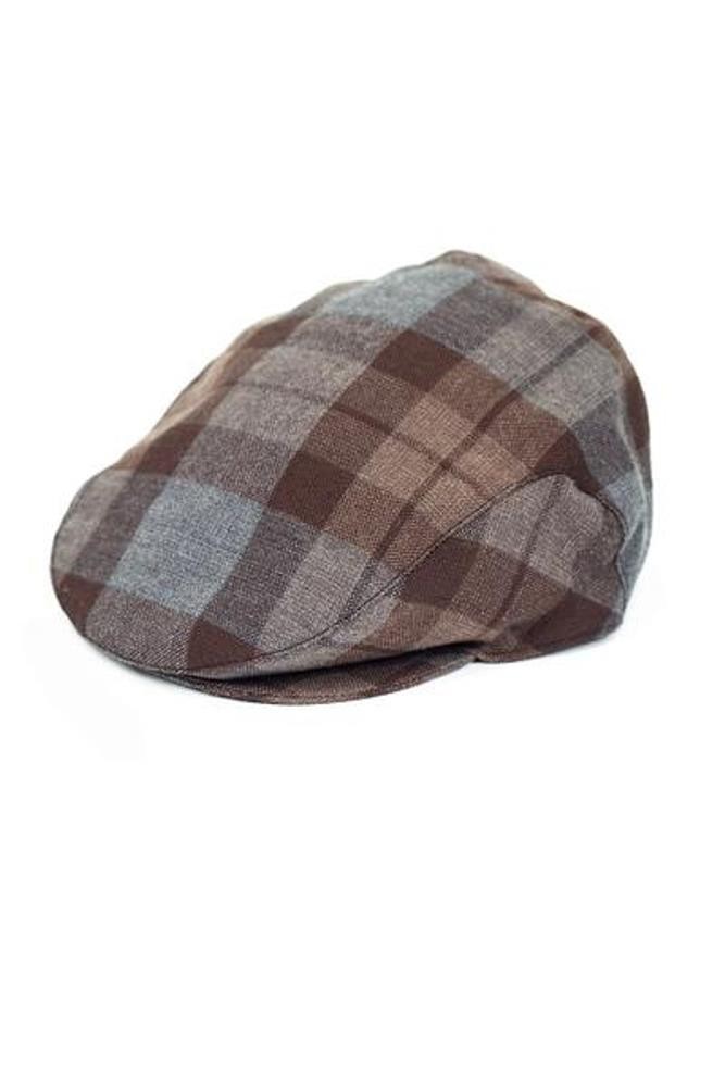 Official Outlander Tartan Wool Flat Cap-XL