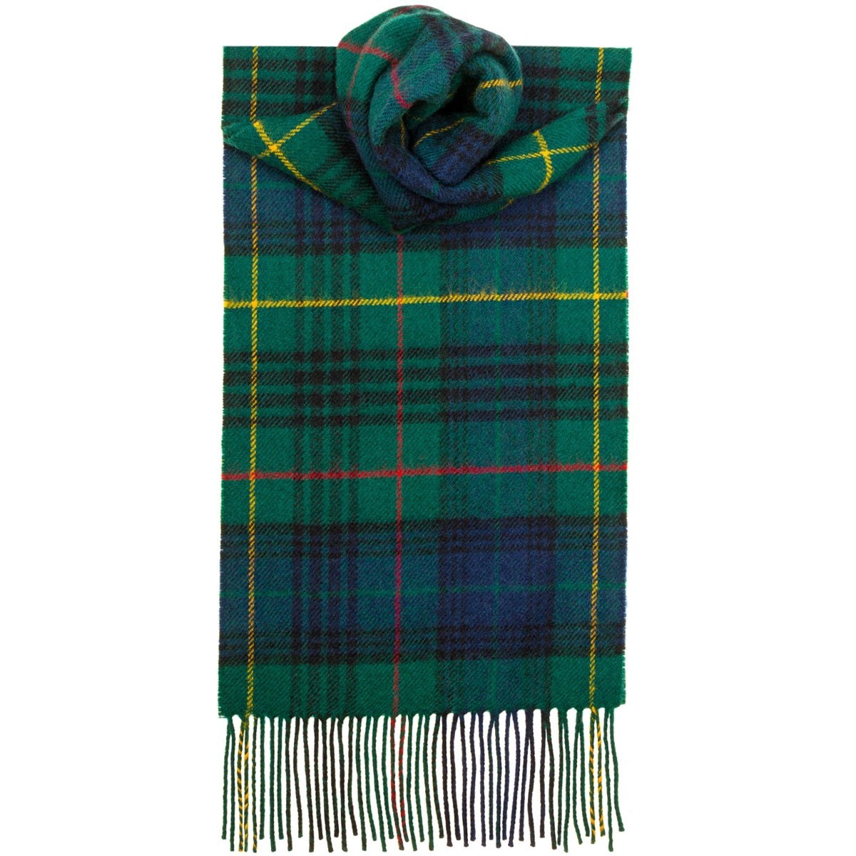 Stewart Hunting Modern Tartan 100% Lambswool Scarf by Lochcarron