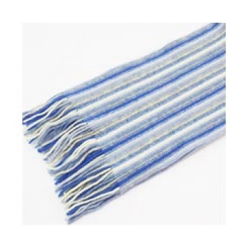 The Scarf Company 100% Cashmere 1 Ply Womens Scarf - Blue