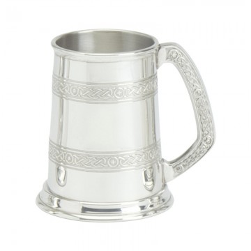 Edwin Blyde Celtic Collection 1 Pt Pewter Tankard