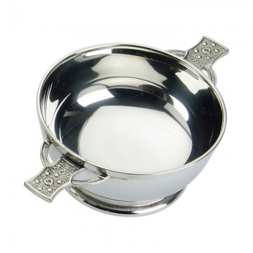 Edwin Blyde Celtic Collection 5" Quaich Bowl With Iona Handles