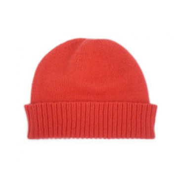 The Scarf Company Pheonix Red Cashmere Beanie Hat