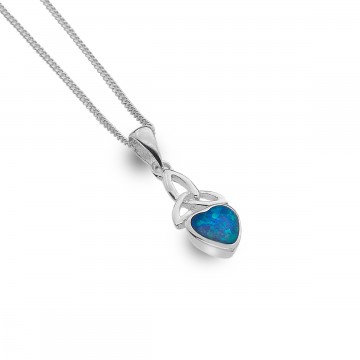 Celtic Trinity Sterling Silver Necklace Pendant 
