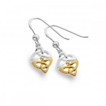 Celtic Trinity Knots Sterling Silver Earrings 