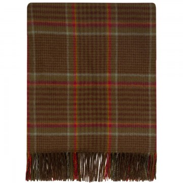 100% Lambswool Blanket in Tarbert by Lochcarron of Scotland