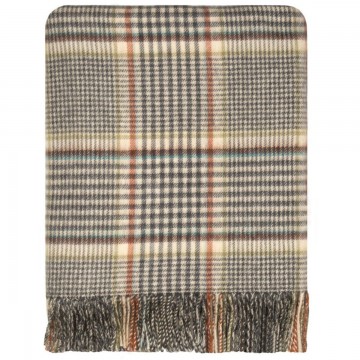 100% Lambswool Blanket in Clyde by Lochcarron of Scotland