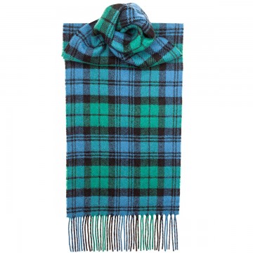 Campbell Ancient  Tartan 100% Lambswool Scarf by Lochcarron