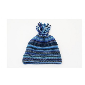 Blue Children's Lambswool Hat from The Scarf Company