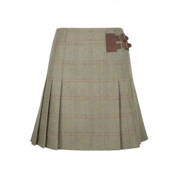 Foxglove Skirt in Connacht Acorn by Dubarry