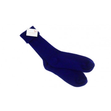 The Scarf Company Ladies' African Violet Cashmere Rib Bed Socks