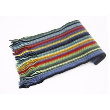Blue Mix Lambswool Scarf from The Scarf Company - Made in Scotland