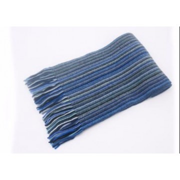 Muted Blues Lambswool Scarf from The Scarf Company - Made in Scotland