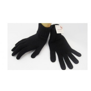 The Scarf Company Black Cashmere Unisex Gloves