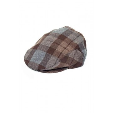 Official Outlander Tartan Wool Flat Cap-L