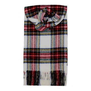 Stewart Dress Modern Tartan 100% Lambswool Scarf by Lochcarron