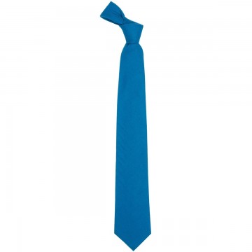 Blue Ancient Plain Coloured Tartan Tie