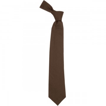 Green Weathered Plain Coloured Wool Tie 