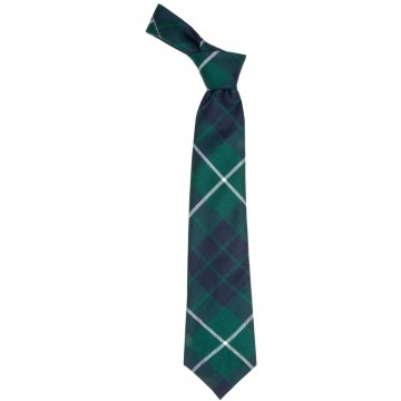 Hamilton Green Modern Tartan Tie 
