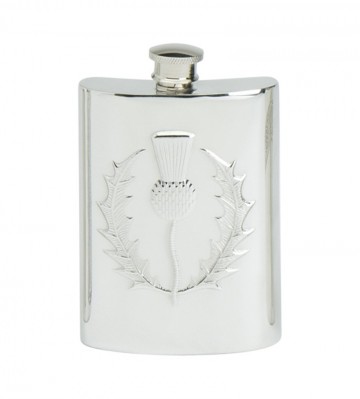 Edwin Blyde Thistle Collection Classic Thistle Kidney Flask