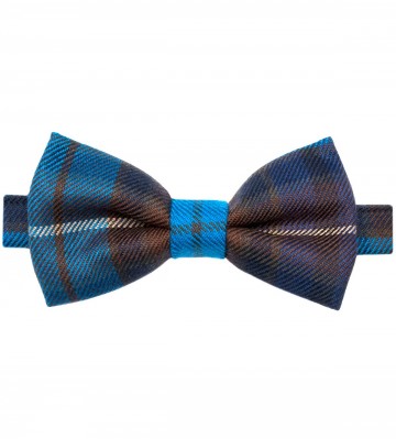 Buchanan Blue Lochcarron of Scotland Tartan Bow Tie