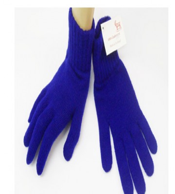 The Scarf Company Lambswool Childrens Gloves - Blue