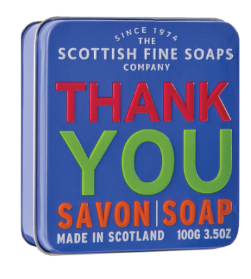 Thank You Soap in a Tin